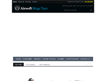 Tablet Screenshot of airsoftmegatoys.com